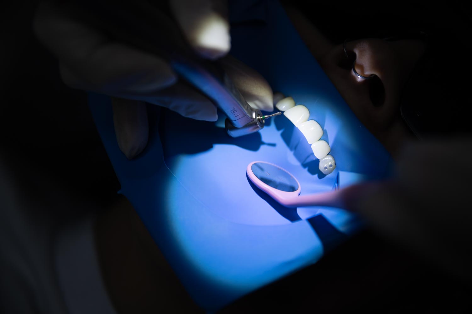 Interiér zubní kliniky Smile Factory v Brně